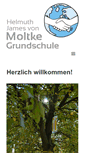 Mobile Screenshot of moltke-grundschule.de